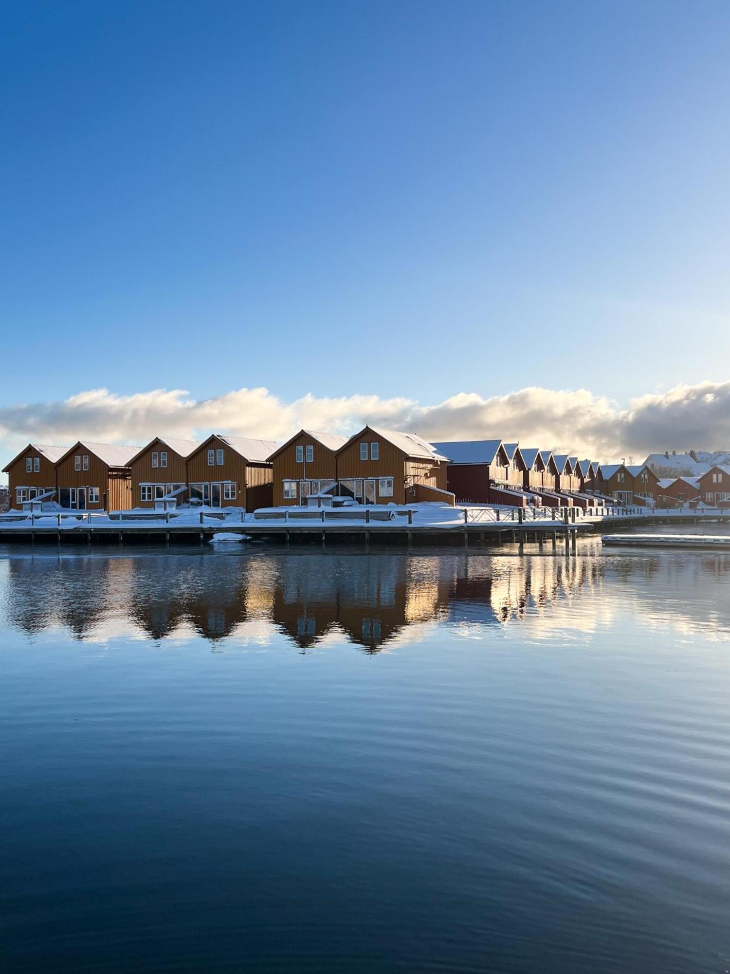 Charming Waterfront Cabin In Ballstad, Lofoten Exterior foto